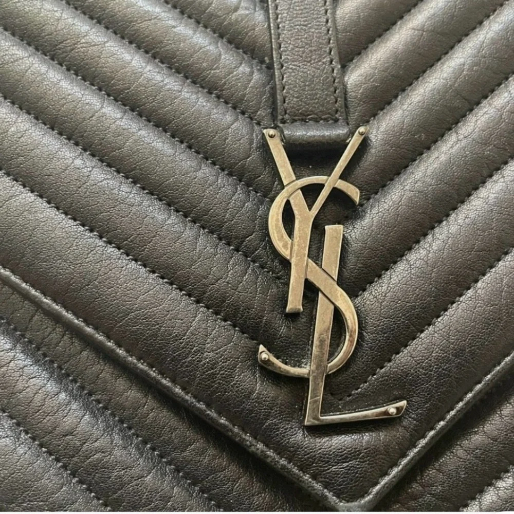 Yves Saint Laurent College Large Shoulder Bag - Picture 5 of 5